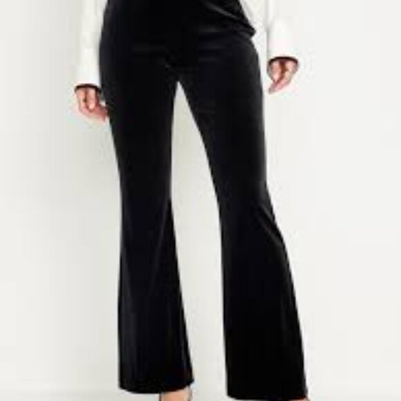 Extra High-Waisted Velvet Flare Jeans for Women - Picture 2 of 2